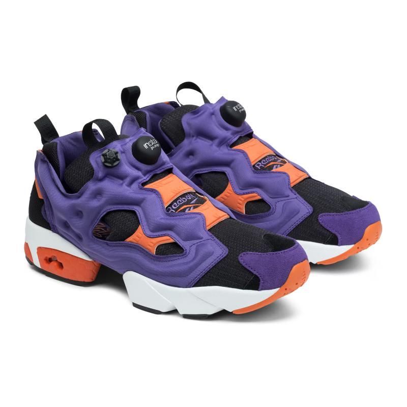 Reebok Instapump Fury Comfortable Low-Top Casual Running Shoes Unisex Sneakers Purple Black M46894