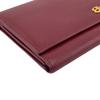 BALLY Vintage flap leather Purse Bordeaux leather Women Used