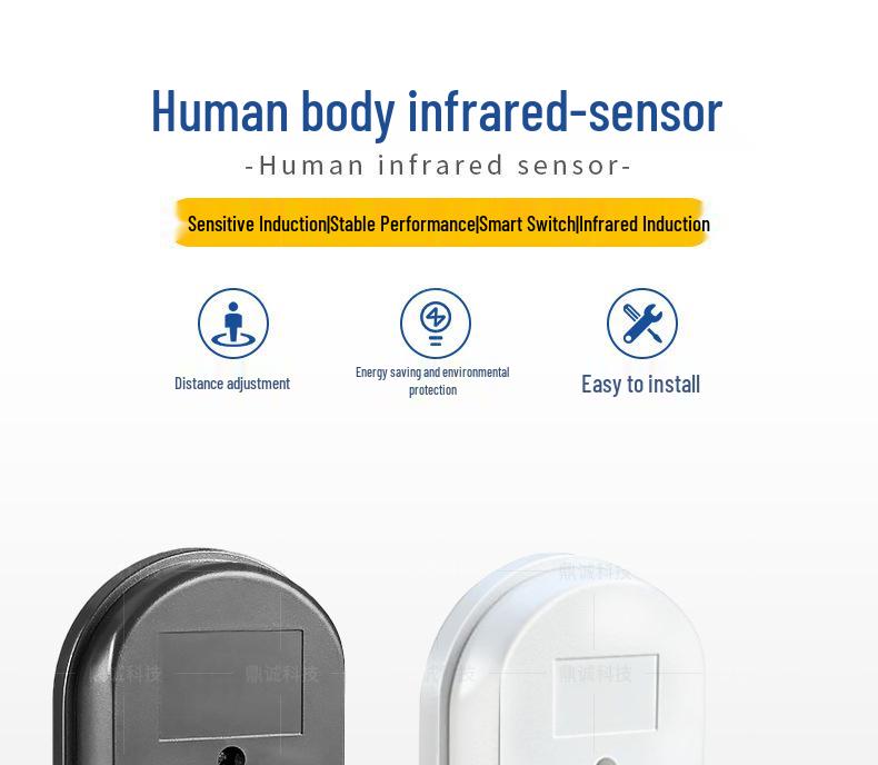 IP54 Dustproof Infrared Motion Sensor Wall Switch with Base