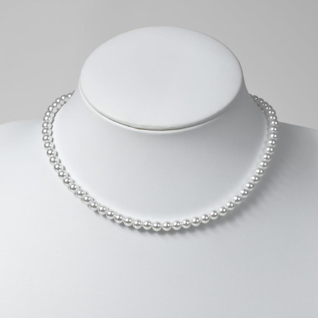 [MIONO] [AIR SEVEN] Pearl Magnetic Necklace Pastel Color - Relieves Stiff Shoulders, Promotes Blood Circulation, Stylish, Medical Device, Made In
