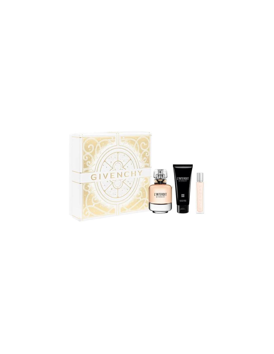 Givenchy L interdit Eau Parfum 80ml Leche Corporal 75ml Spray Viaje 12