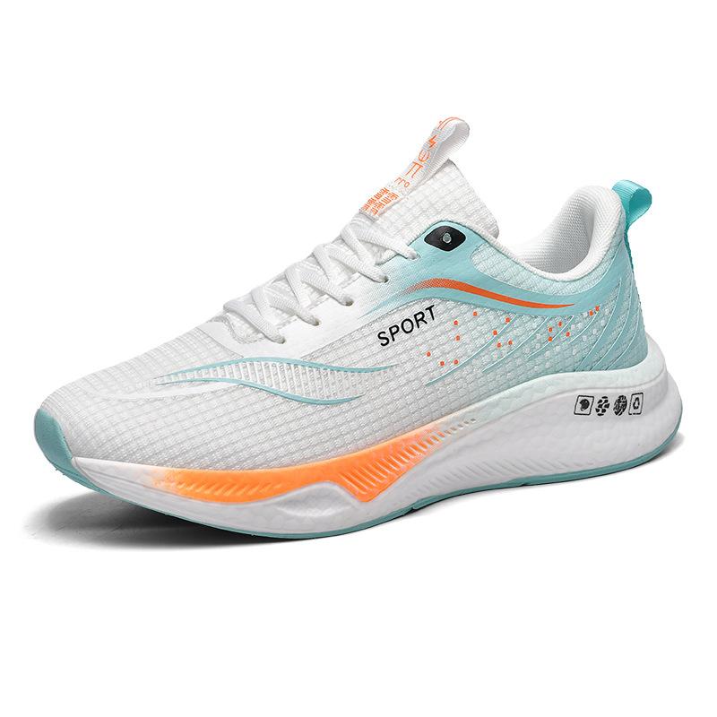 Carbon Board Running Cloth Shoes 2025 Summer Student Sports Track and Field Training Racing Lightweight Shock Absorption Wear-resistant Running Shoes