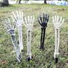 Plastic Skull Hand Decorations Life-Size Ghost Hand Yard Stakes  Theme Party