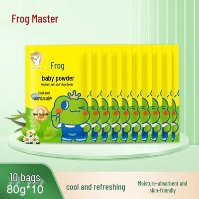 Frog Prince Baby Talcum Powder 80g X 10 Pack