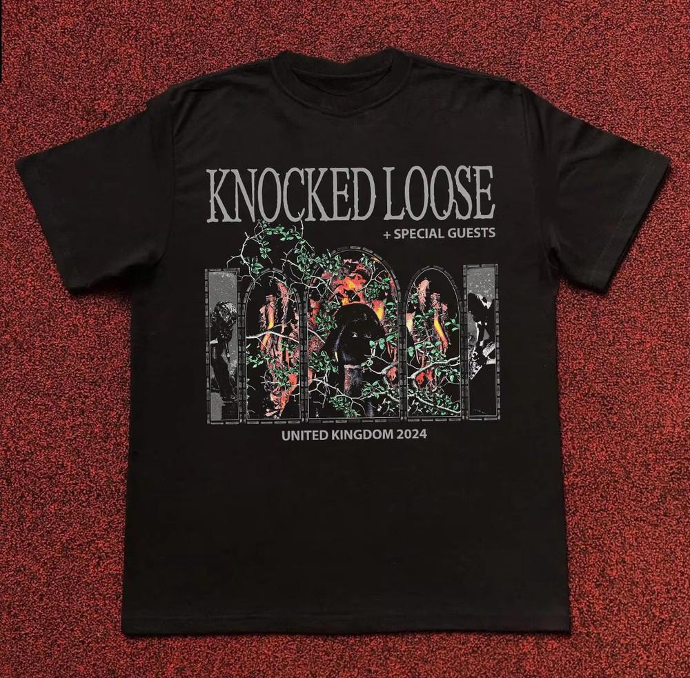 Knocked Loose Группа Соединенное Королевство 2024 Футболка с коротким рукавом Унисекс Унисекс Футболка XXL 1900₽