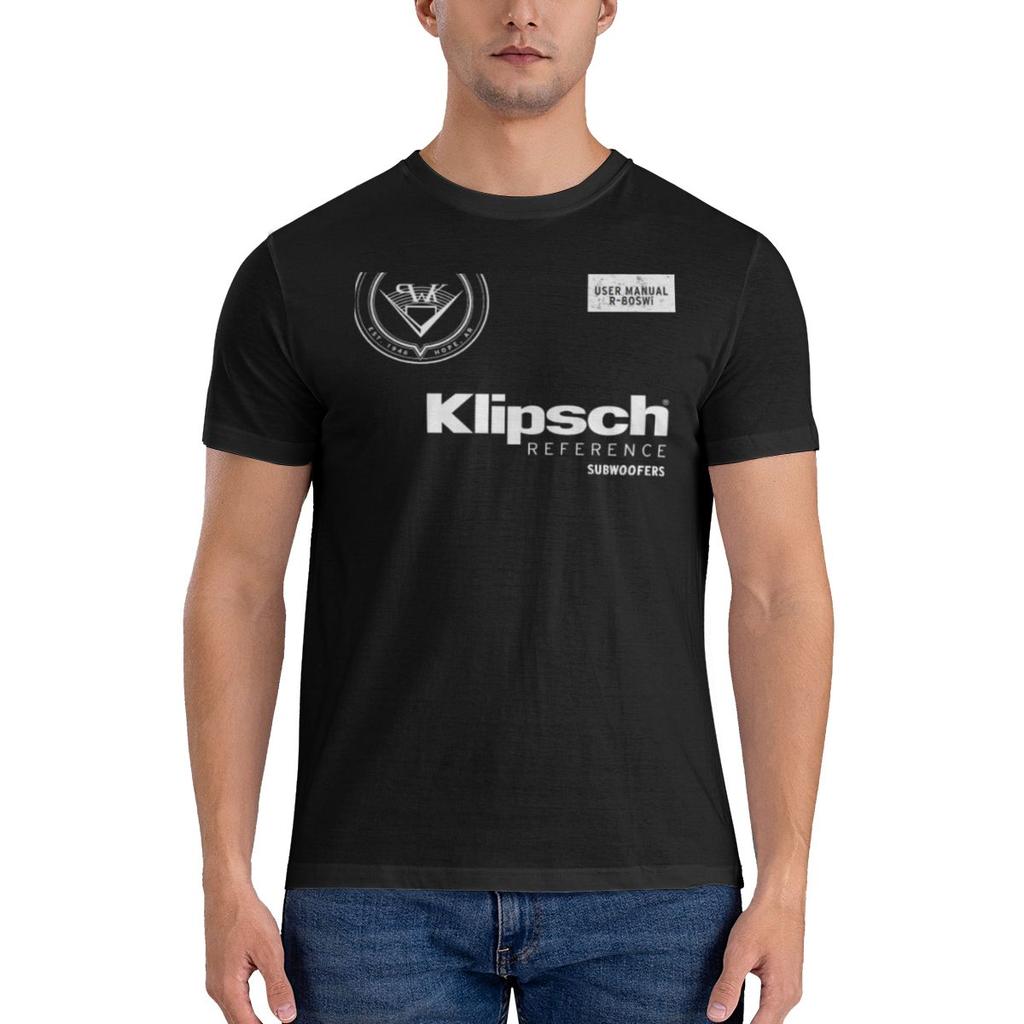 Klipsch Couple Style Tshirtkoreanstyle Vibe Embroidery Basic Tee