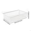 Under Cabinet Hanging Drawer Closet Organizer Container Portable Pull Out Basket for Office