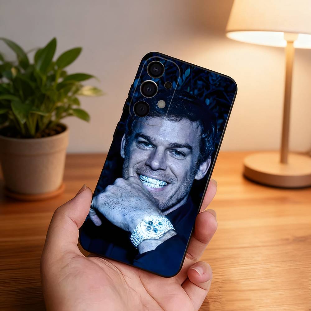 D-Dexter Morgan Phone Case For Samsung S26,S25,S24,S21,S22,S23,S30,Ultra,S20,Plus,Fe,Lite,5G Black Cover