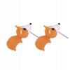 Dámské náušnice 3D modely zvířat Pes Corgi Šperky Dárek