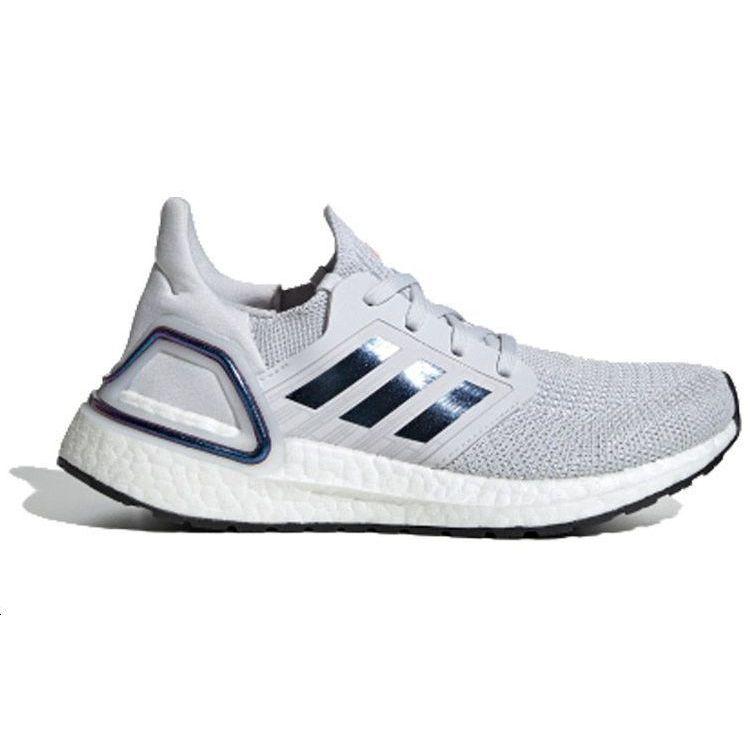 Adidas Ult J Vevd Minimalistisk Casual Sklisikker Lett Lavsko Løpesko Barn Joggesko Grå Blå EG4858