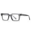 Blue Frame Light Blocker PC Shortsighted Prescription Eyeglasses for Women TR90 Material Myopic Photochromic Eyeglasses -0.5 -0.75 To -6.0