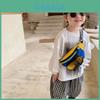Colorful Patchwork Polyester Children's Waist Bag Stylish Baby Money Purse For Kids