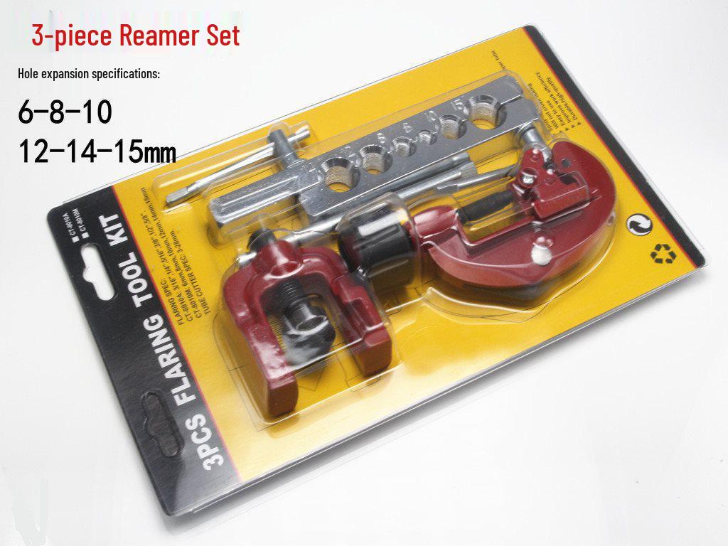 Flaring Tool Set for Brake, Copper, Air Conditioner, Refrigerator Pipes - Includes Expander & Riveting Tools, Free Shipping