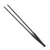 Stainless Steel Anti Static Tweezers Black Round Tip for Succulent Planting and Aquarium Use