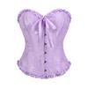 Women's Corset Top with Lace-Up Front Bustier Shapewear for Daily Wear