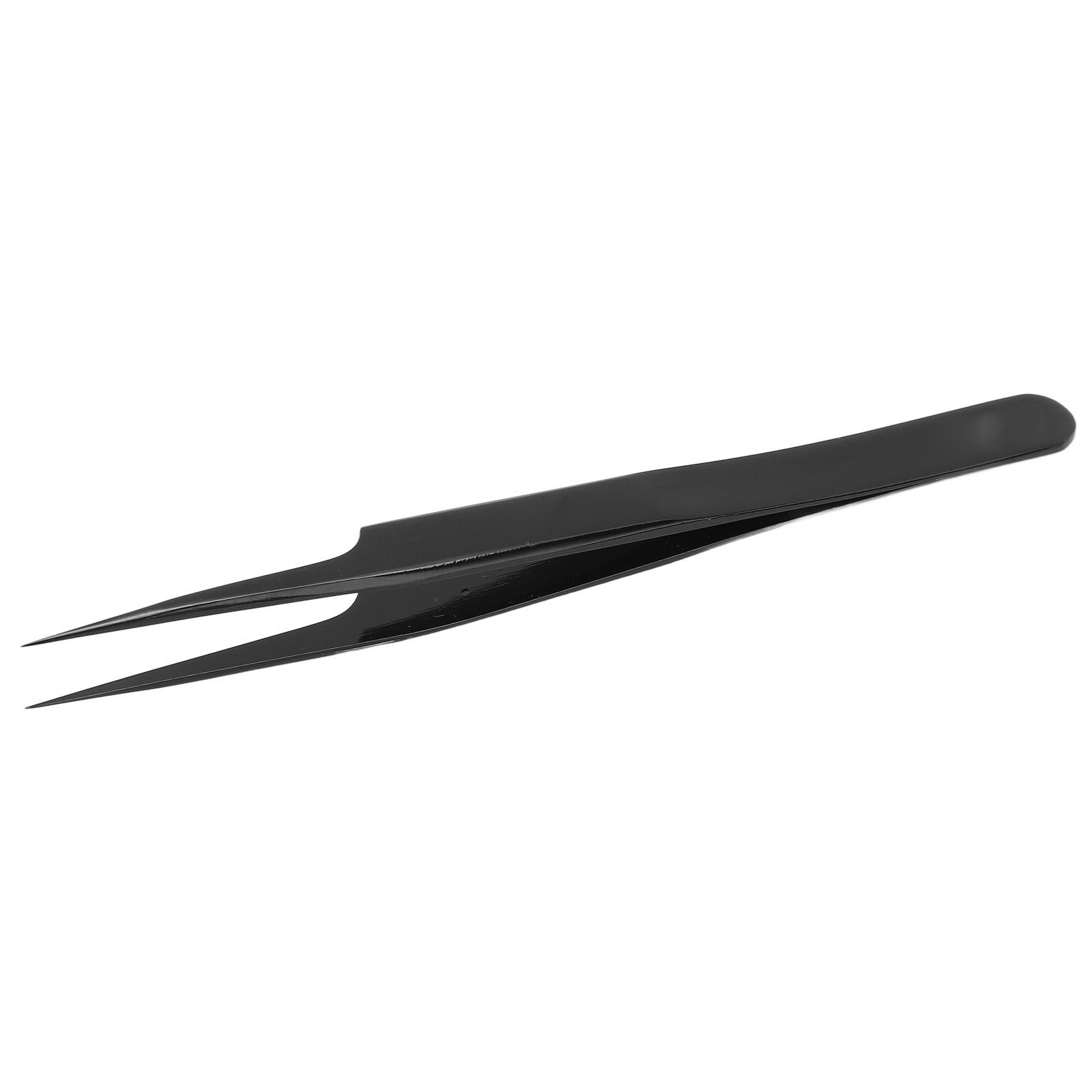 

Tweezers Finishing Polish Accurate Operation Comfortable Hand Feel Stainless Steel Craft Tweezers