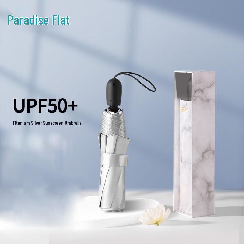 Paradise Automatic Three-Fold Sun & Rain Umbrella