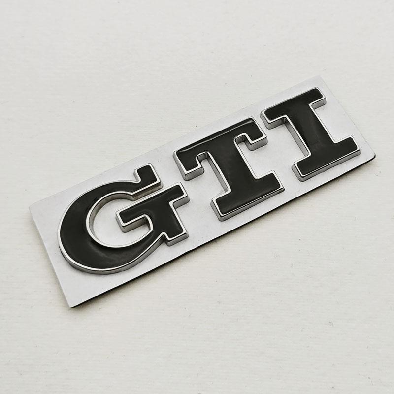 2026 Hot For VOLKSWAGEN VW 3D High-Quality Chrome Metal Logo GTI Emblem Car Trunk Sticker Badge For VW Golf 8/Polo/Jetta/Tiguan/