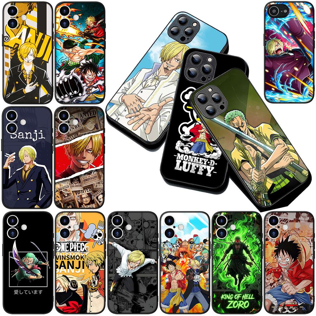 Cover for Apple iPhone 17 16 14 15 Plus Pro Max 16E ProMax + 15Plus 15+ 16+ Phone Case Sanji Roronoa Zoro One Luffy Pieces