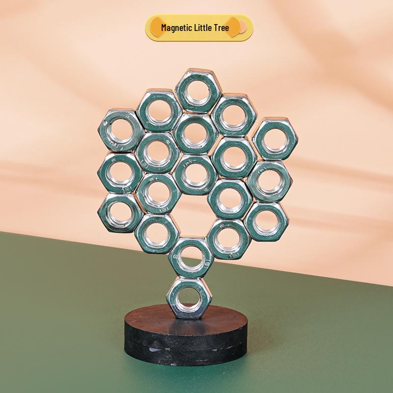 Dynamic Magnetic Tree DIY Science Experiment Kit for Kids and Students