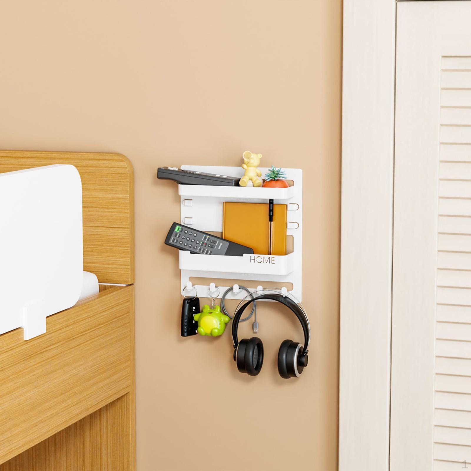 Декоративный держатель для ключей для настенной полки прочный и универсальный идеально подходит для офиса белый 980₽