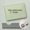Men's 2025 Style Two-in-One Motor Vehicle License Leather Cover and Card Holder