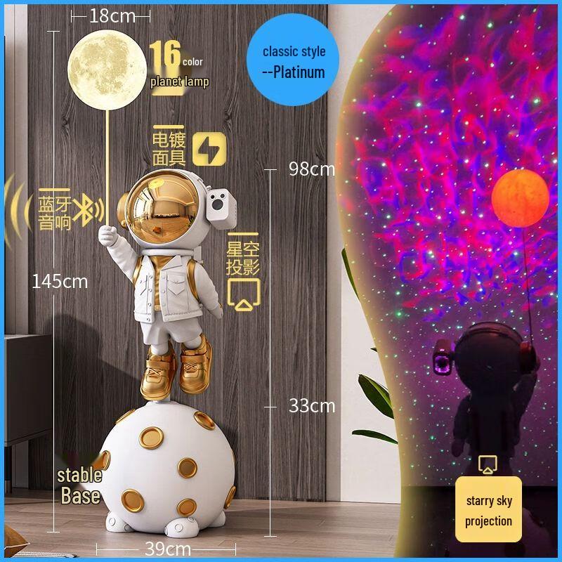 

Elegant Resin Astronaut Ornament