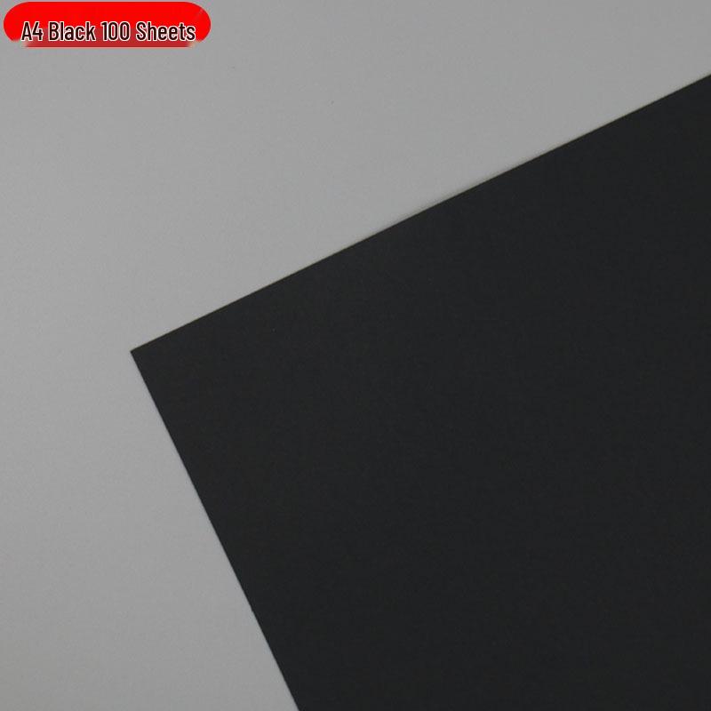 A4 Mixed Color Cardstock - 160g DIY Craft Paper for Kids (Black and White Included)