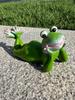 1pc Patio Garden Gardening Ornament Decoration Creative Cartoon Critter Frog Decoration Ornament