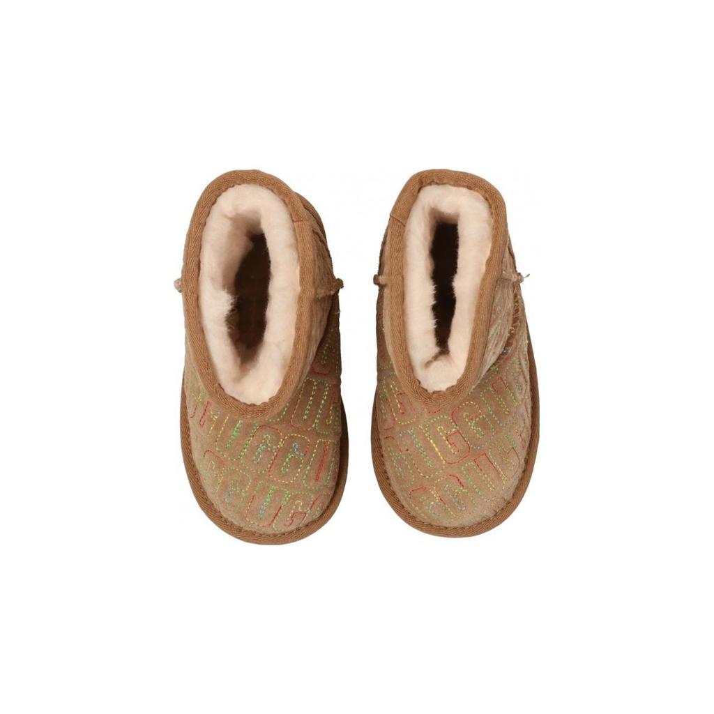UGG Toddlers Classic Mini Platform Chestnut Boots 1112383T-CHE