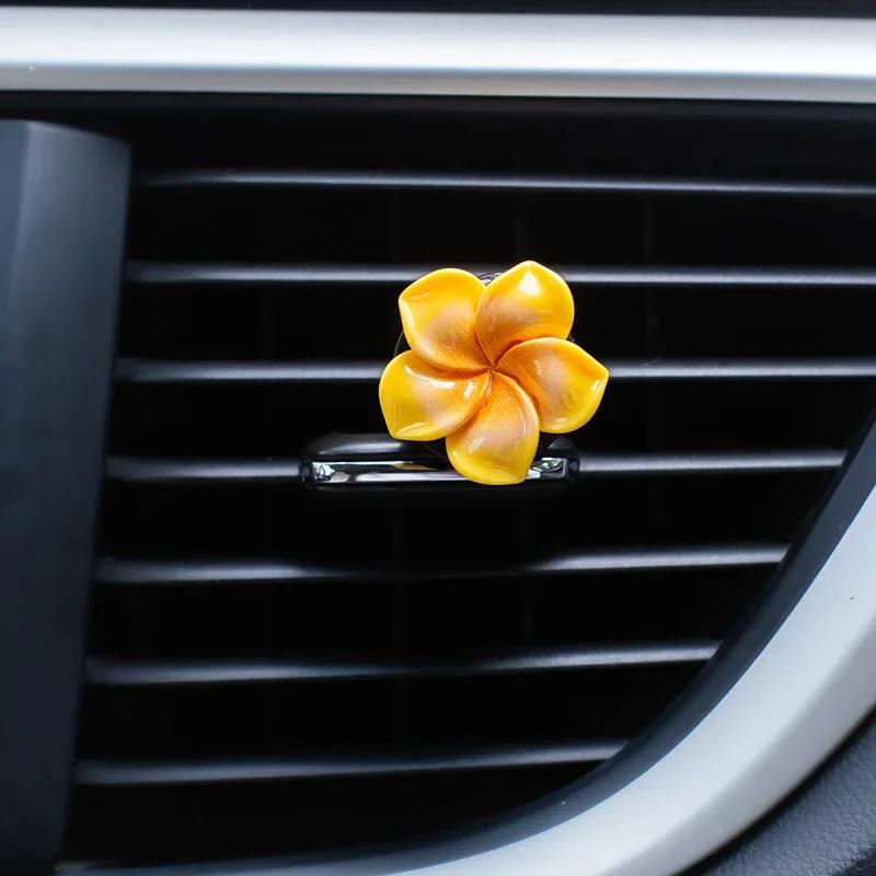 Car Flower Shape Air Conditioning Outlet Perfume Decoration Clip Car Interior Accessories