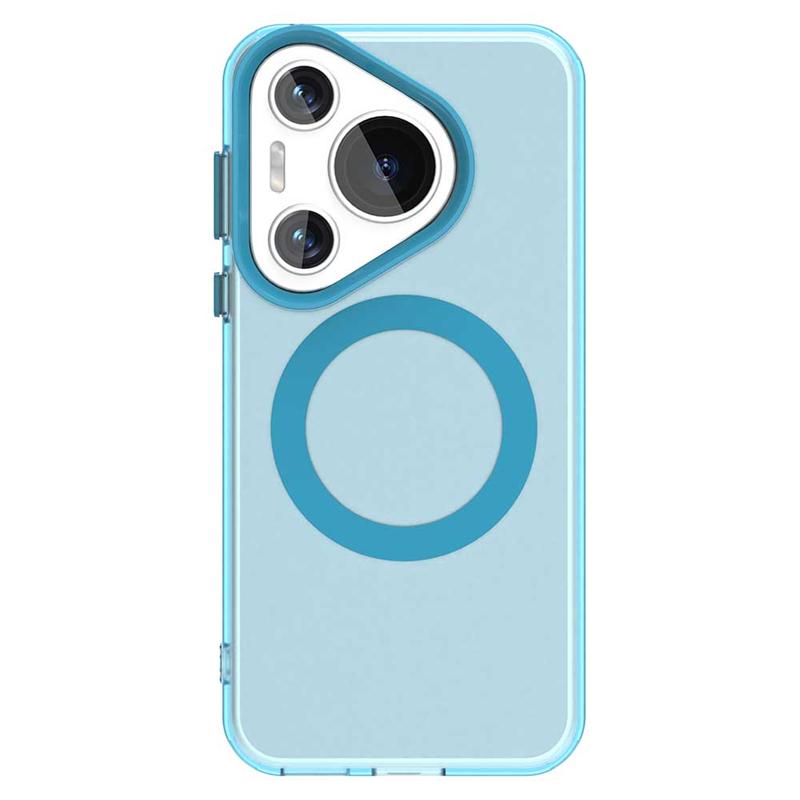 For Huawei Pura 70 Pro Case Cover Pura 70 Pro Capa New Annular Magnetic Matte Clear Wireless Charging Fundas Huawei Pura 70 Pro