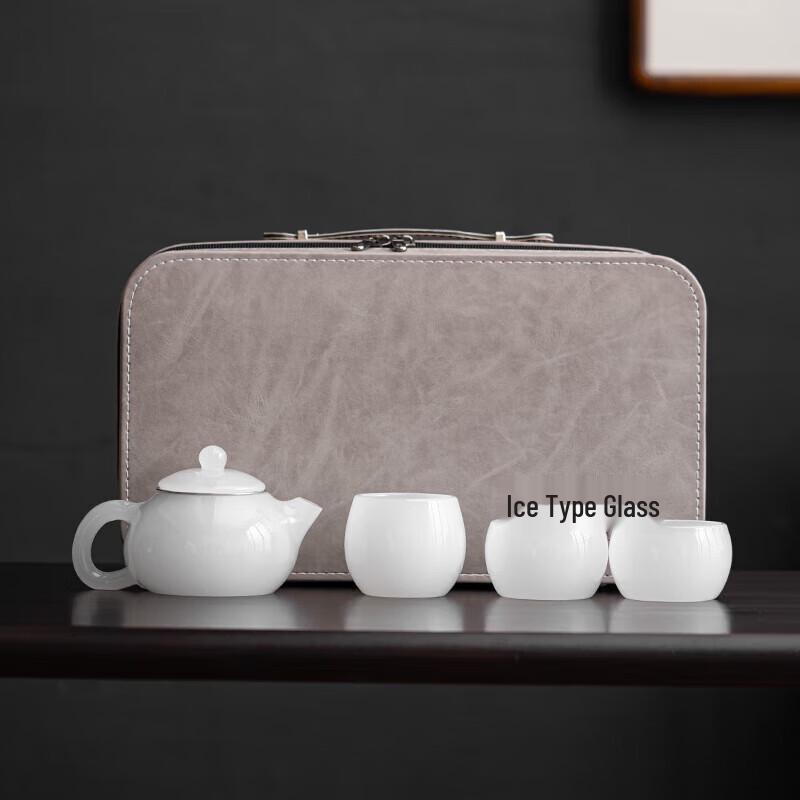 Portable Chinese Glazed Tea Set