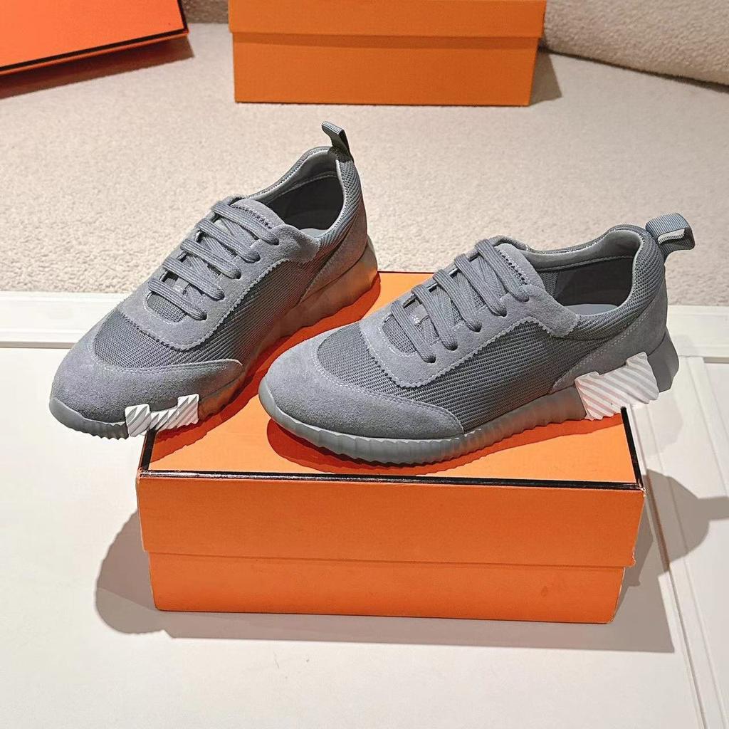 Large Size Men's Shoes H Sports Shoes Couple Style Lace-up Leather Fashion Casual Shoes Tide
