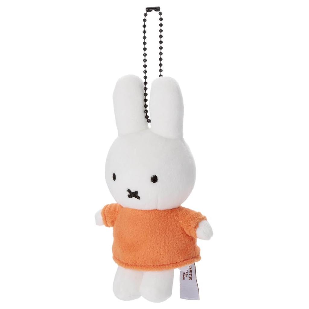 Takara Tomy Arts Bruna Mascot Beans Collection Miffy Red Plush Toy 13cm Stuffed Animal Keychain Charm