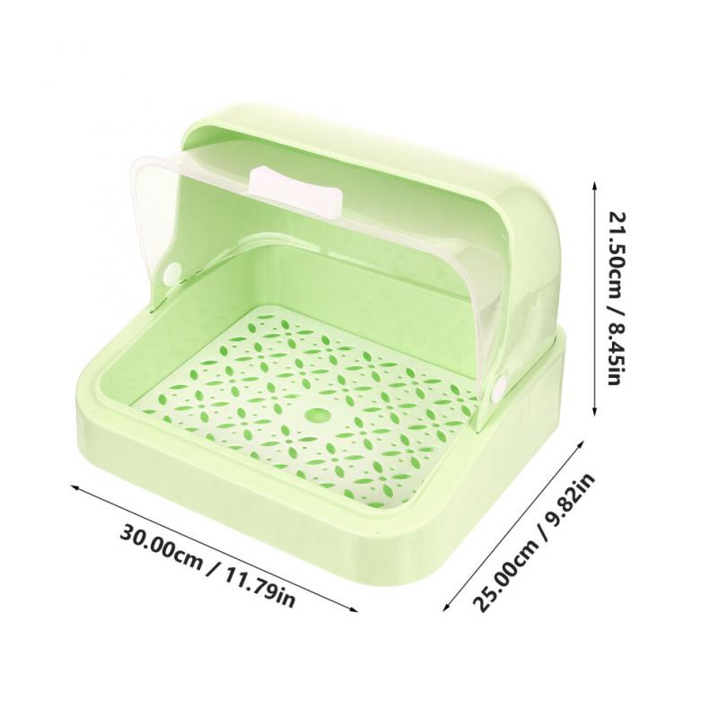 1pack Baby Bottle Box Storage Pp Dustproof Green For Parents