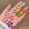 Y2K Dopamine Color Pentagram Small Hair Clip for Women & Kids - Cute Bangs & Side Hair Accessory