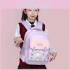 Rabbit Astronaut Childrens Oxford Fabric School Bag With Padded Straps For Kids