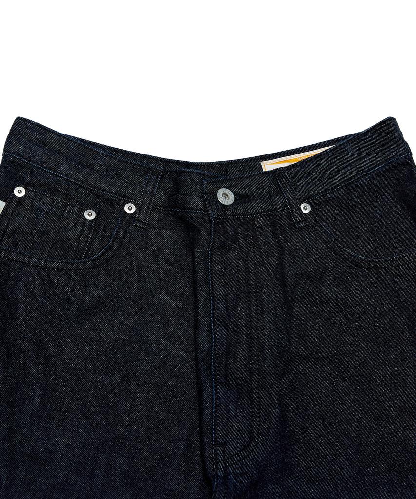 HELLO SUNRISE Hs Wide Shorts Denim Pants_Navy