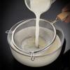 Kitchen Multi-functional Strainer Stainless Steel Filter Spoon with Wooden Handle Fried Food Gadgets Tool Wire Fine Mesh