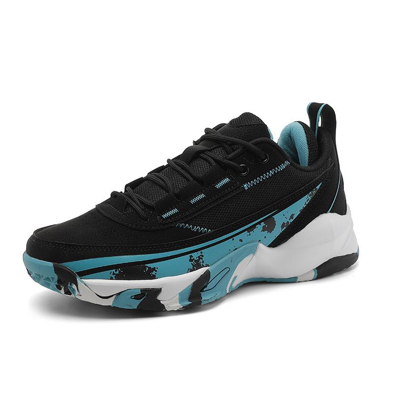 Trendy Basketball Shoes Large Size Adult Sports Shoes Rubber Non-Slip Wear-Resistant Casual Shoes Men'S Breathable And Comfortable Basketball Shoes