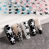 3D Y2K Star Nail Art Sticker Self-Adhesive Pentagram Stars Nail Design For Women Girls Manicure Decoration Diy Salon