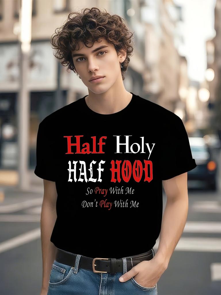 Plus Size Half Holy Half Hood Graphic Tshirt Graphic Tshi...