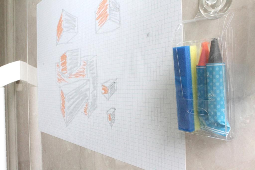 Nihon Rikagaku Ofuro de Kitpas Bath-Writing Sheet Set KF-ST-1