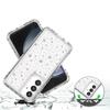 For Samsung Galaxy S24 FE Case Clear Acrylic TPU Hybrid Phone Cover with Laser-printed Film
