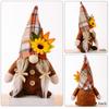 Dekorativní ozdoby panenek na Den díkůvzdání Kreslená panenka gnóma Ozdoby trpaslíka bez obličeje Dětská hračka