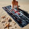 Umbrella Symbol Beach Towel, Super Soft Microfiber, Gift for Her/Him, Birthday, for Pool, Beach, Travel, Home Decor Fan gifts