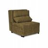 Fold-out Armchair with Sleeping Function KIMO Bedding Container Ramona Brown