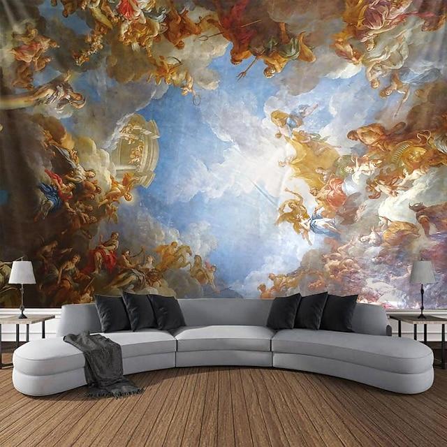 Tapestry large wall painting in the shape of a heart and a tree 75x100