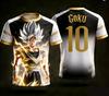 Hot 2026 Japanese Anime Dragon Ball Adult  Football Shirts Wukong Anime Sports NO.10 .7 T-shirts